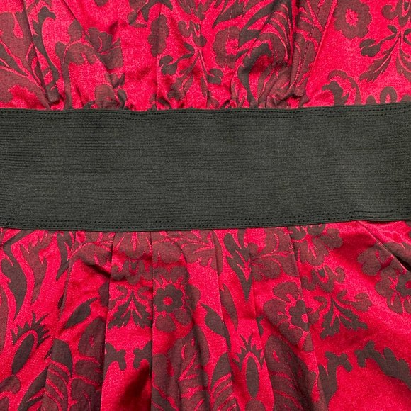 Speechless Ruby Floral Damask Mini Dress (11) - Picture 6 of 10